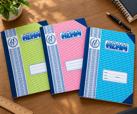 AZAM BOOK HOUE REGISTERS ALL COLOURS AVALIBLE (Pages 400)