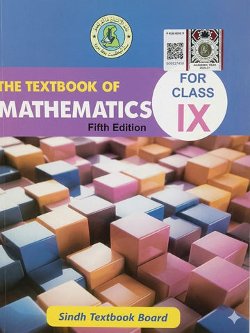 MATHAMETHICS BOOK CLASS 9 SINDH TEXT BOOK BOARD JAMSHORO( STBB )