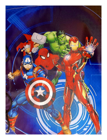 Marvel Avengers Drawstring Bag – Captain America, Iron Man & Hulk