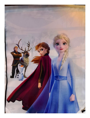 Disney Frozen Drawstring Bag – Elsa & Anna Kids Backpack