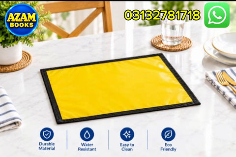 Yellow Kids Table Mat | AZAM BOOKS